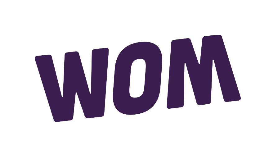 Logo de empresa Wom